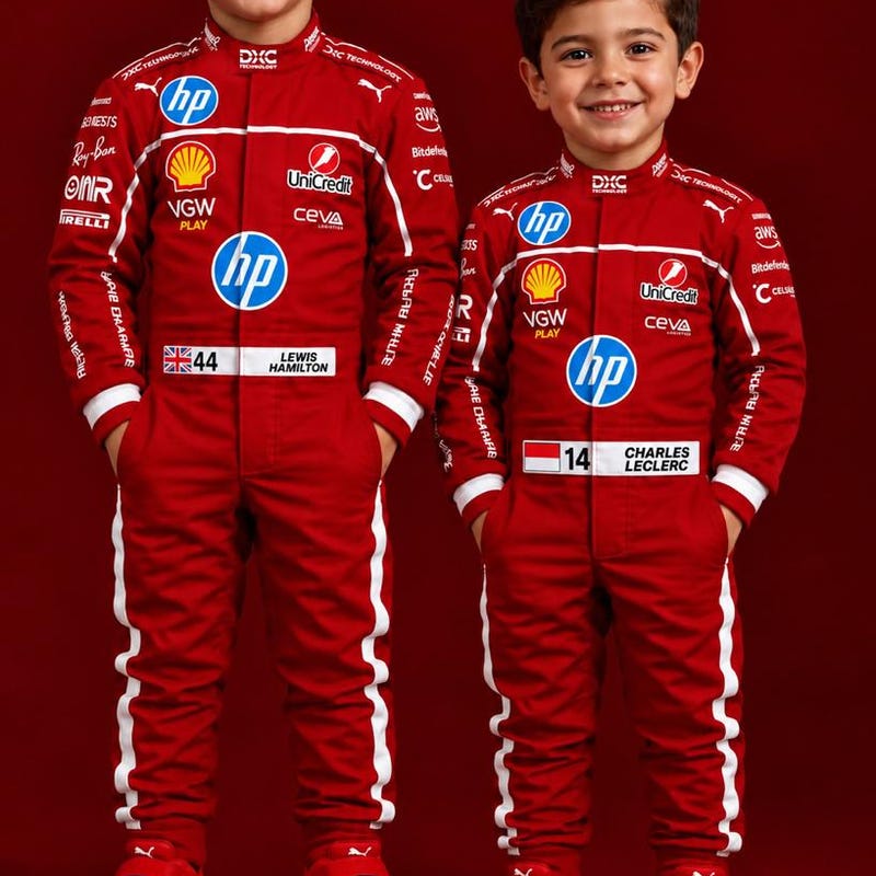 Youth F1 Ferrari Costume - Etsy