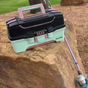 Scatola da pesca decorata