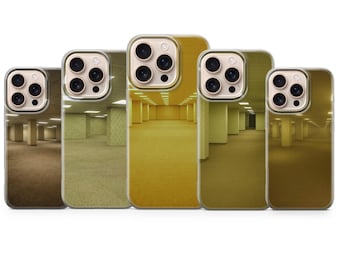 Funda para teléfono The Backrooms Liminal Space para iPhone 17, 16, 15, 14, 13, 12, 11, Samsung S26, S25, S24, S23, Pixel 10, 9, 8