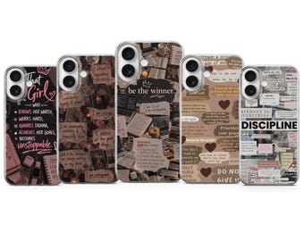 Funda para teléfono con diseño de manifestación espiritual y síndrome de chica para iPhone 17, 16, 15, 14, 13, 12, 11, Samsung S26, S25, S24, S23, Pixel 10, 9, 8