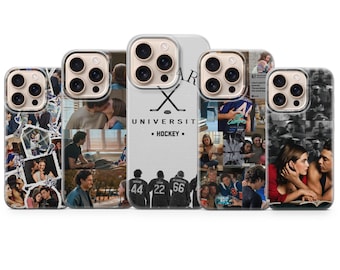 Funda para teléfono Briar University con diseño de romance deportivo universitario para iPhone 17, 16, 15, 14, 13, 12, 11, Samsung S26, S25, S24, S23, Pixel 10, 9, 8