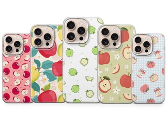 Funda para iPhone con estampado de frutas para iPhone 17, 16, 15, 14, 13, 12, 11, Samsung S26, S25, S24, S23, Pixel 10, 9, 8