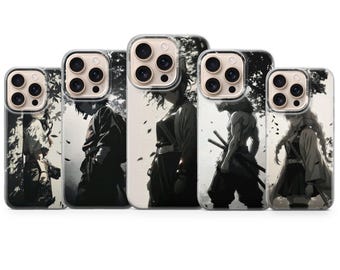 Funda para teléfono con diseño de hechicera de anime con los ojos vendados, compatible con iPhone 17, 16, 15, 14, 13, 12, 11, Samsung S26, S25, S24, S23, Pixel 10, 9 y 8.