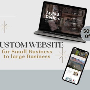 Conception de site Web personnalisé pour petite entreprise | Shopify, Wix, WordPress | Webdesigner à louer