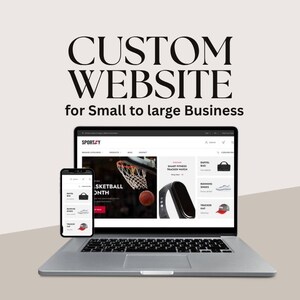 Custom Shopify Store Design | Professional Ecommerce Website | Responsive Website | Website Designer | Custom Website & logo Design