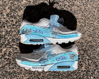 Customized Backstreet Boys Sphere Inspired Painted Nike Shoes