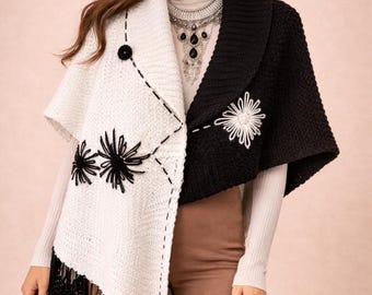 Patagonia Ruana – Handcrafted Elegance