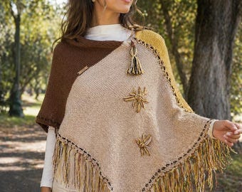 Poncho Boho -otoño-invierno