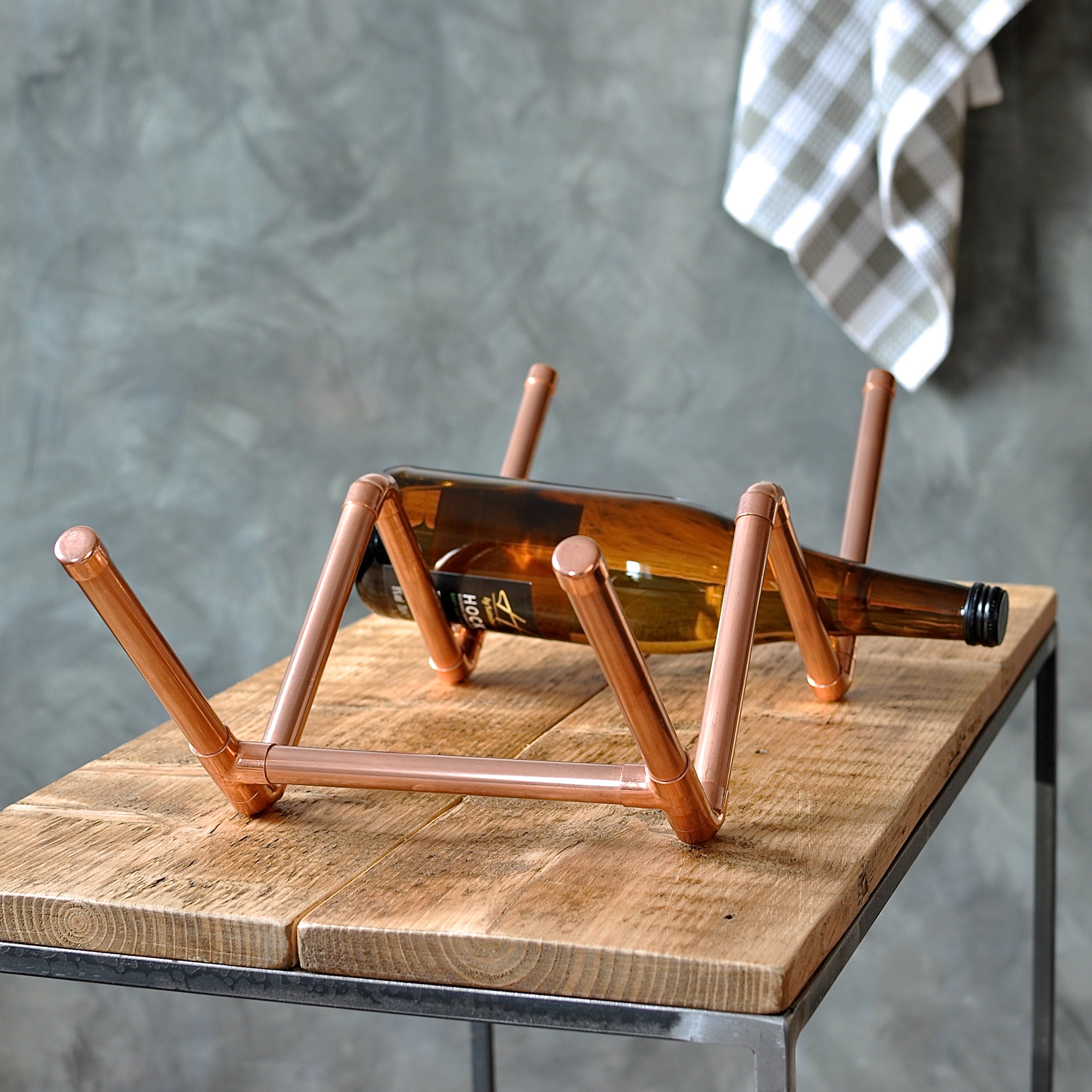 Copper Wine Rack