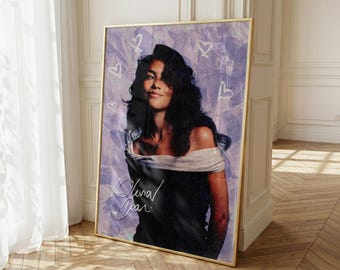 Poster di Olivia Dean / Decorazione murale di musica soul / Stampa di una cantante moderna / Arredamento musicale accogliente / Poster minimalista di una celebrità / Regalo per i fan