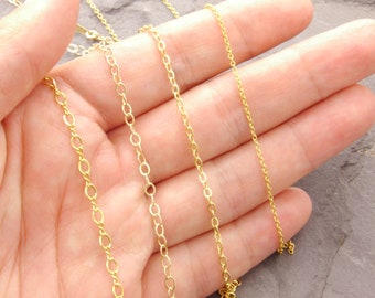 Gold Simple Chain Gold Chain Necklace 