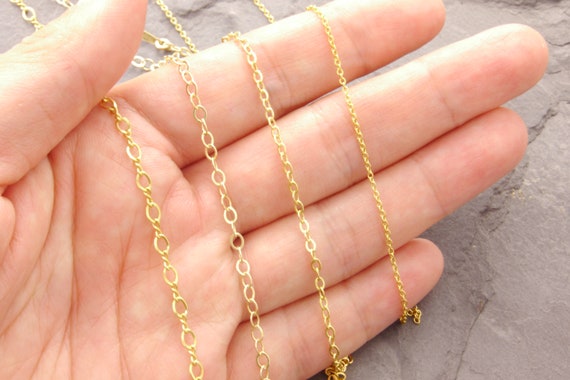 12 inch 14k gold chain Clearance
