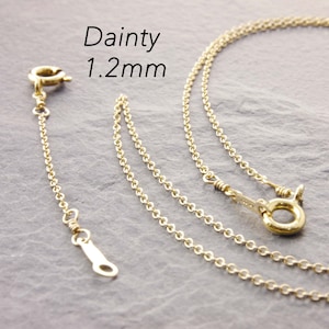 Gold Chain Adjuster, 1.5, 2, 3, 4, gold chain extender, gold necklace adjuster, gold necklace extender, gold adjuster chain, 1g image 3