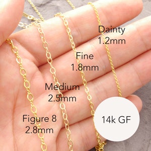 Gold Chain Adjuster, 1.5, 2, 3, 4, gold chain extender, gold necklace adjuster, gold necklace extender, gold adjuster chain, 1g image 2