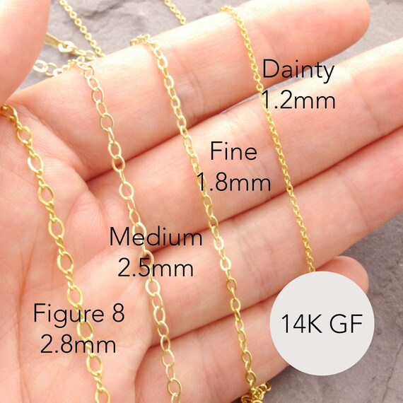 Plain Necklace Fine Chains 3.5 x 2.2mm Craft Chain for Jewellery Making DIY