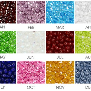 Birthstone Charm, mini birthstone, add birthstone, birthstone charms for bracelet, gemstone charm, gemstone briolettes, tiny birthstone, 4c image 3