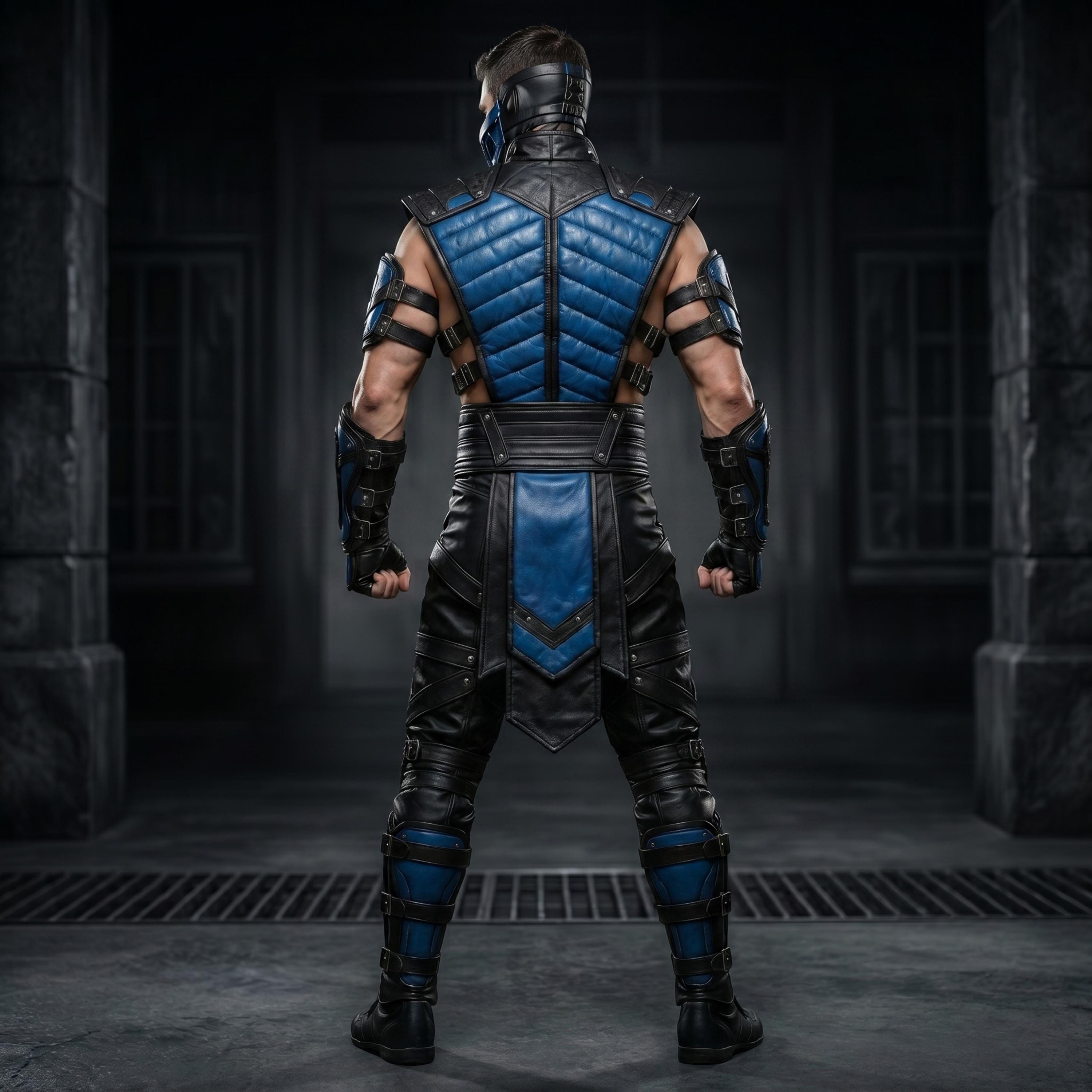Custom Sub-zero Lin Kuei Ninja Armor | Mortal Kombat Cosplay Costume - Etsy