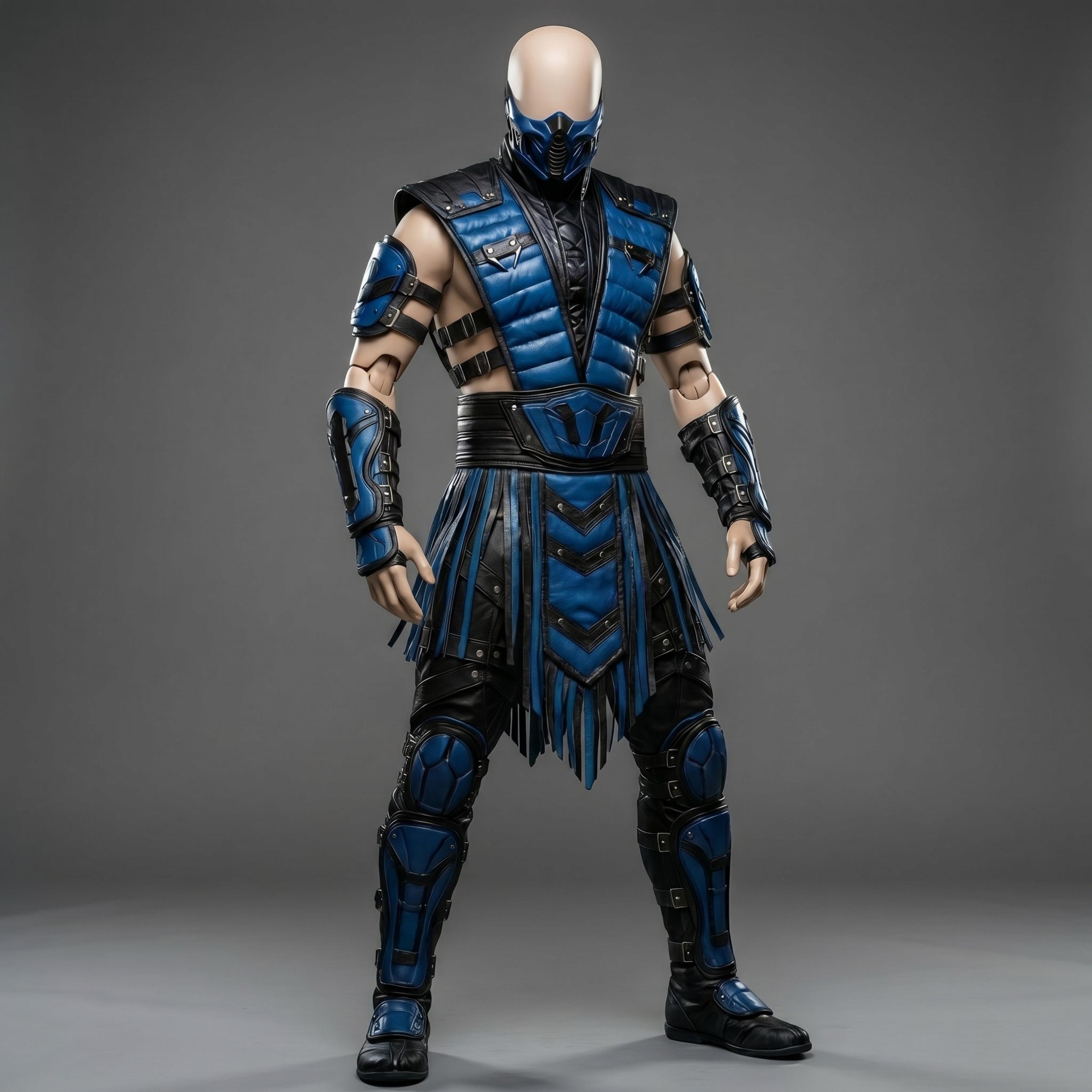 Custom Sub-zero Lin Kuei Ninja Armor | Mortal Kombat Cosplay Costume - Etsy