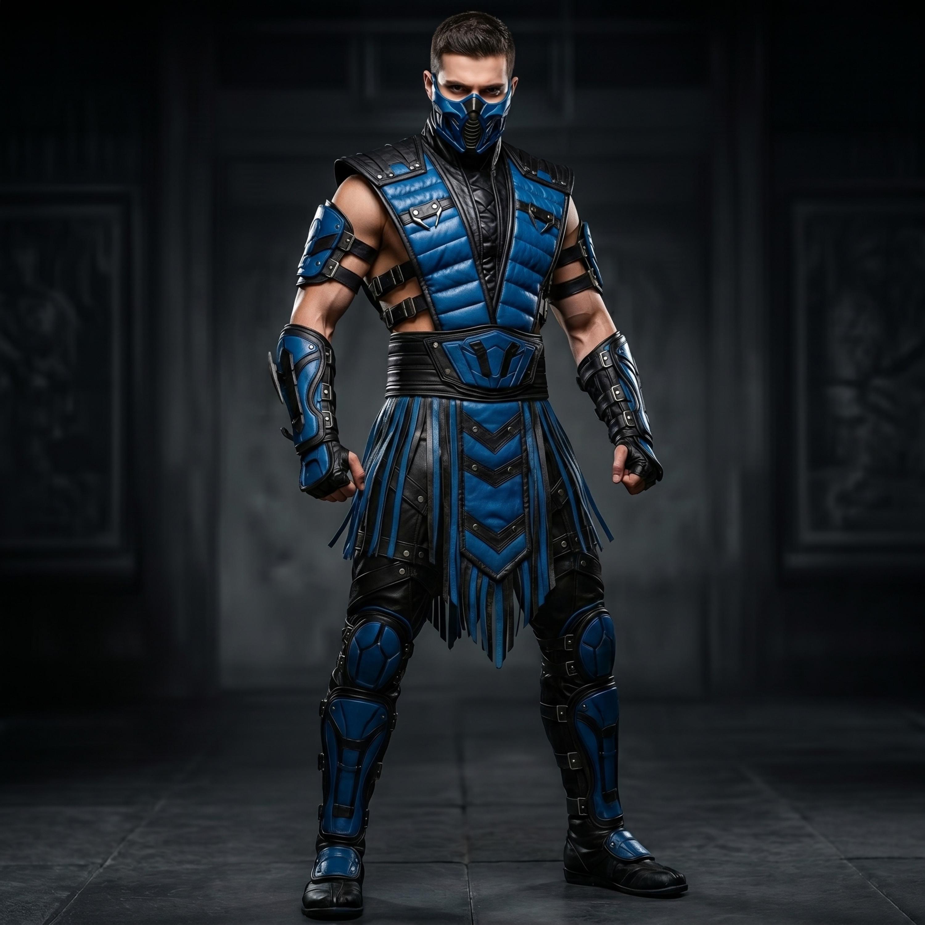 Custom Sub-zero Lin Kuei Ninja Armor | Mortal Kombat Cosplay Costume - Etsy