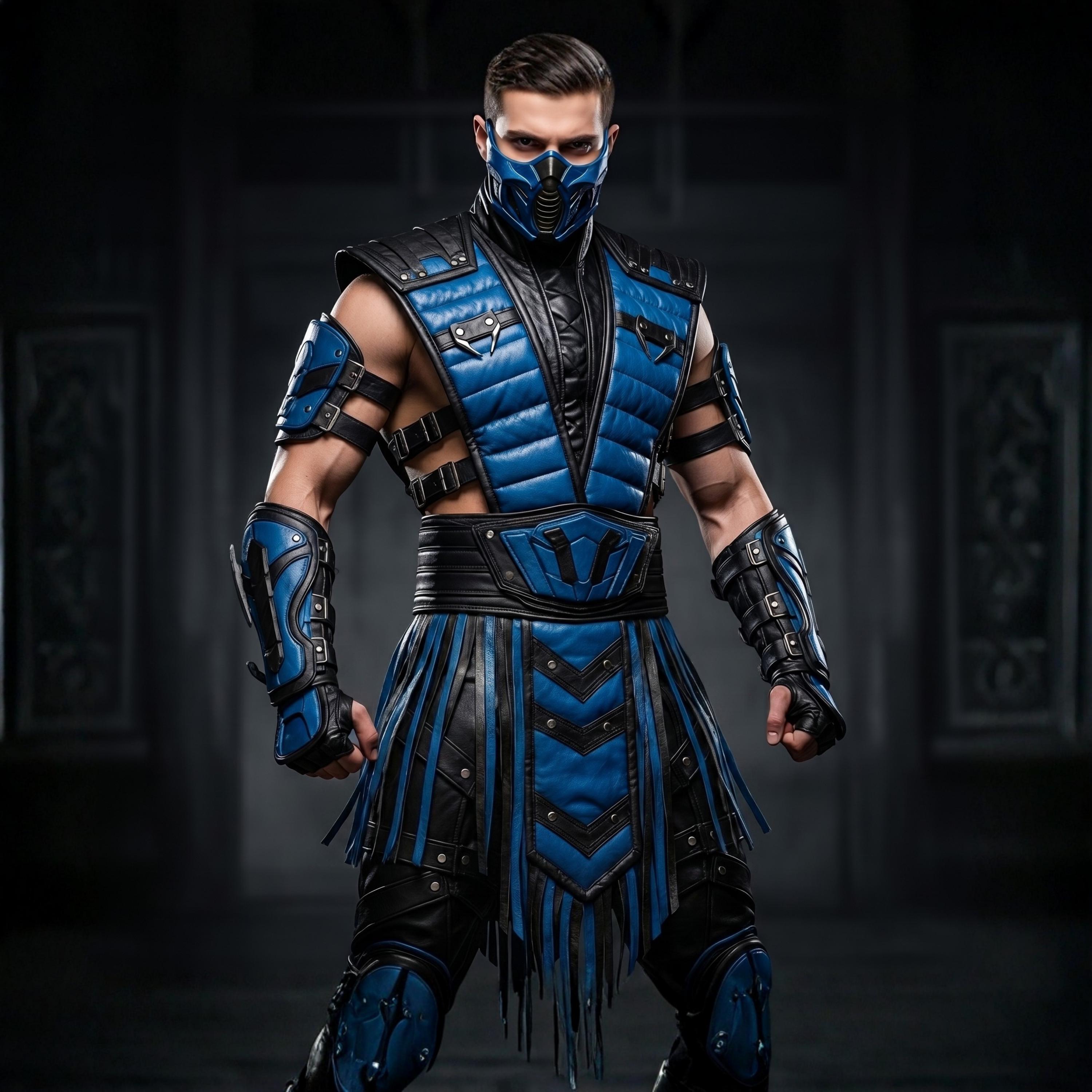 Custom Sub-zero Lin Kuei Ninja Armor | Mortal Kombat Cosplay Costume - Etsy