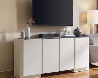 Large Sideboard Buffet Cabinet Storage Coffee Bar Entryway Accent Table