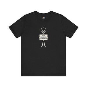 Funny Corporate TShirt, Bare Minimum Achieved Stickman Shirt, Minimalist Tech Humor Tee, Anti Hustle Culture T-Shirt, Sarcastic Office Gift