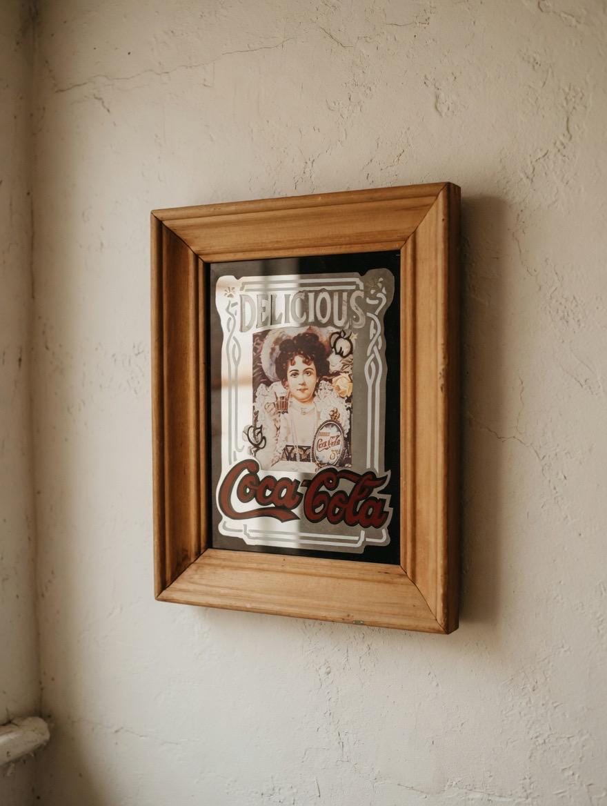 Coca Cola Vintage Mirror - Etsy