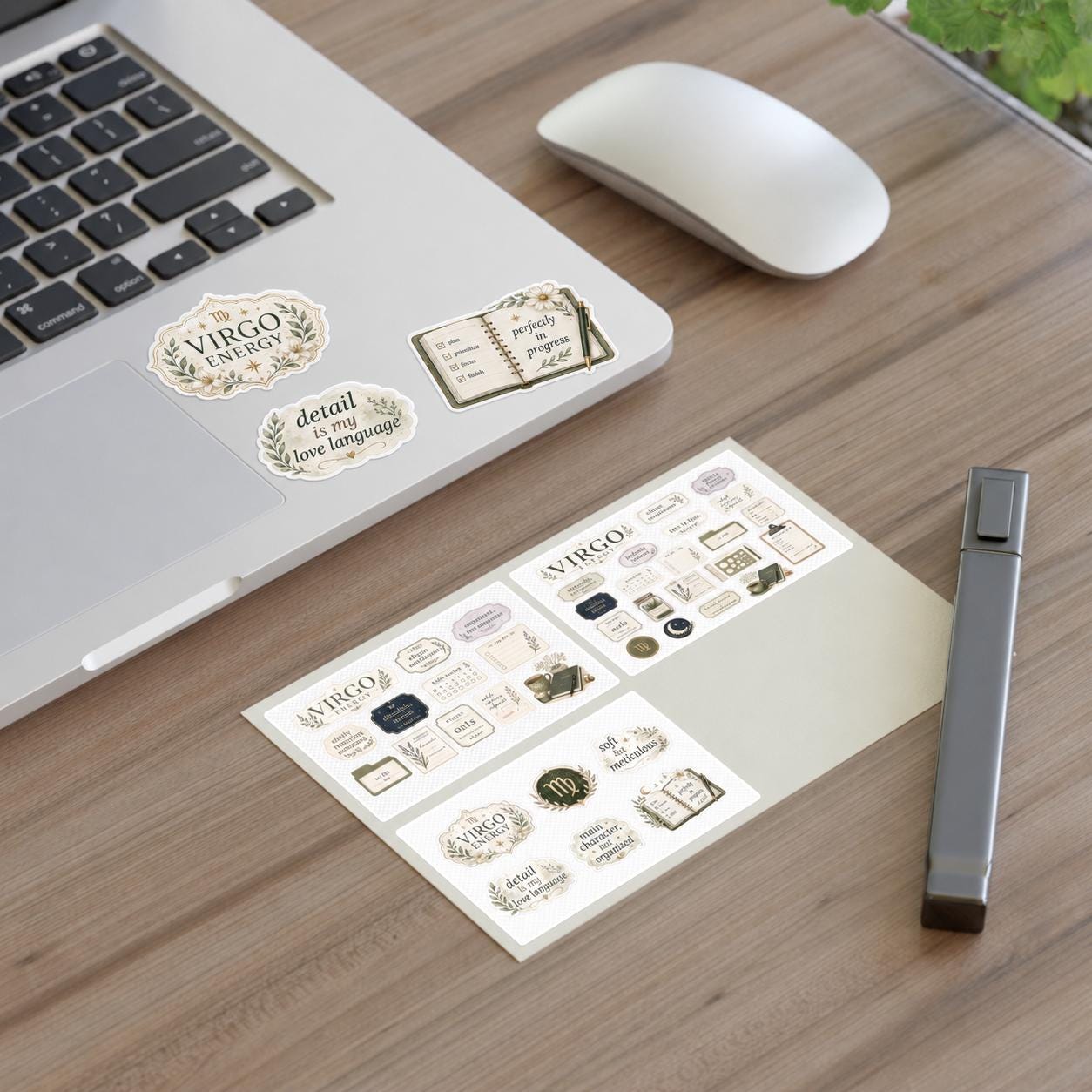 Virgo Energy Planner Stickers | Zodiac Sticker Sheets, Astrology Labels