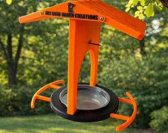 Oriole Hanging Bird Feeder With Snap-in Jelly Cup And Orange Skewers
