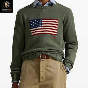 Vintage Ralph Lauren American Flag - Etsy