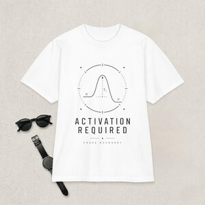 Chemie-Shirt mit minimalistischer Aktivierungsenergie-Reaktion, Kurzarm-Grafik-T-Shirt