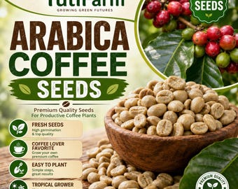 TutiFarm Arabica Coffee Seeds Starter Easy to Grow Exotic Rare Coffea Cafe Kopi