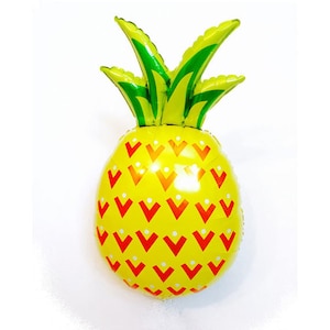 Globos de piña - 29 pulgadas fruta globo amarillo piña globo fiesta Tropical Ballon 29"(decoración de cumpleaños y fiesta globo)
