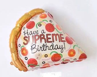 pizza balloon etsy