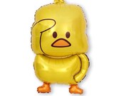 Duck Balloon - Cute Duck Balloons Yellow Duck Balloon Animal Balloons Duck Balloon Ballon ( Birthday Decor Party Balloon Supply )