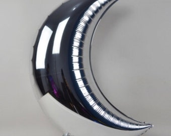 Globos de luna de plata - 36 pulgadas ENORME globo de plata globo lunar globo de boda 36 "(decoración de bodas y suministros de globos de fiesta)