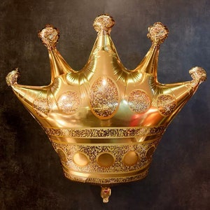 Balões de coroa - Balão de coroa de ouro Balões de casamento Balões de festa de aniversário (decoração de casamento e fornecimento de balões de festa)
