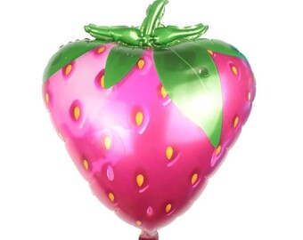 Strawberry 20 1/4\" Mylar Balloon