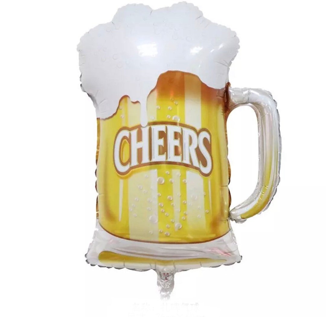 Balloons Beer Mug Balloon Beer Party Balloons Celebrate Beer Etsy