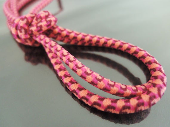 A.P.C × TOPOLOGIE 8mm ROPE EMERALD PINK Topologie 8.0mm Wrist Strap in Emerald Pink Topologie