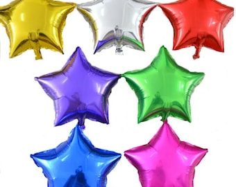 Star Balloons - 18 pulgadas ENORME Balloon Star Balloon Stars Balloons Wedding Ballon 18 "(Decoración de bodas y suministros de globos de fiesta)