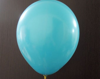 Tuftex 11" Metallic Teal Latex Balloons (100ct