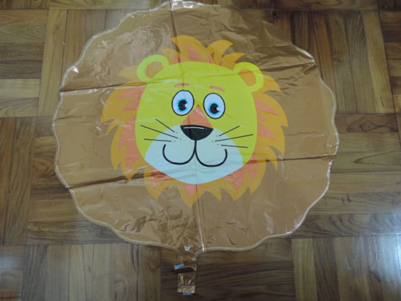 Lion Balloon Animal Lion Balloons 30 inch Large Ballon Etsy
