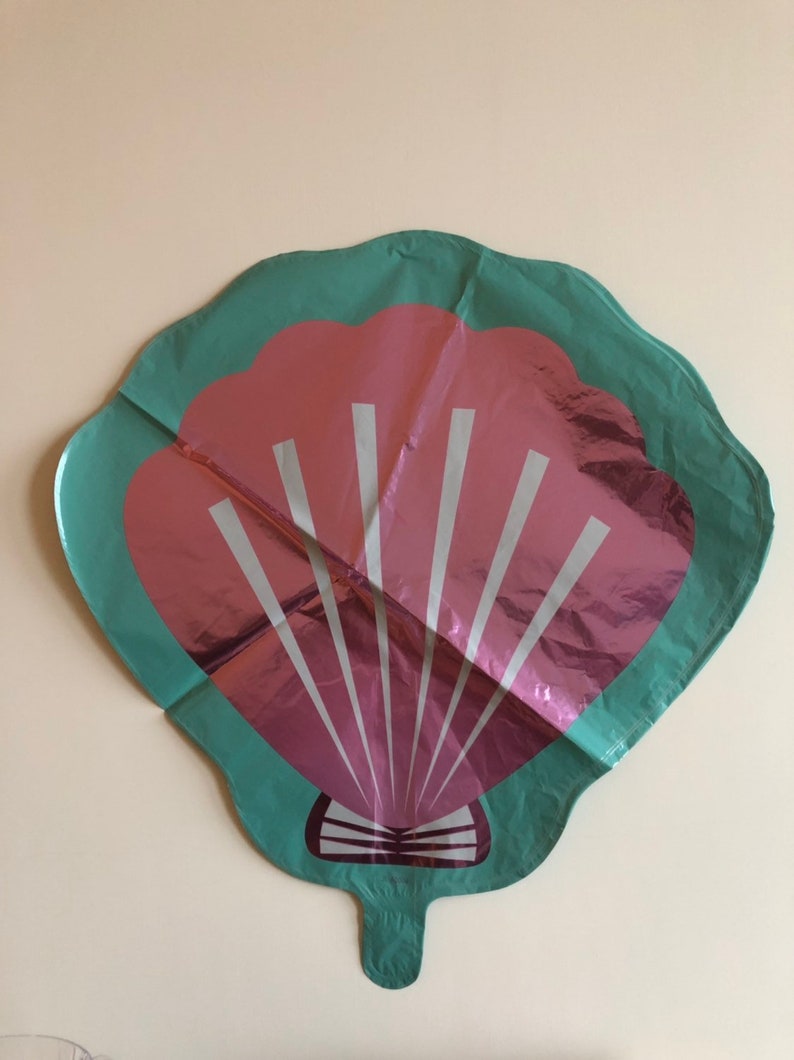 Purple Shell Balloons or Pink Shell Balloons Shell Balloon Birthday Decor /& Party Balloon Supply