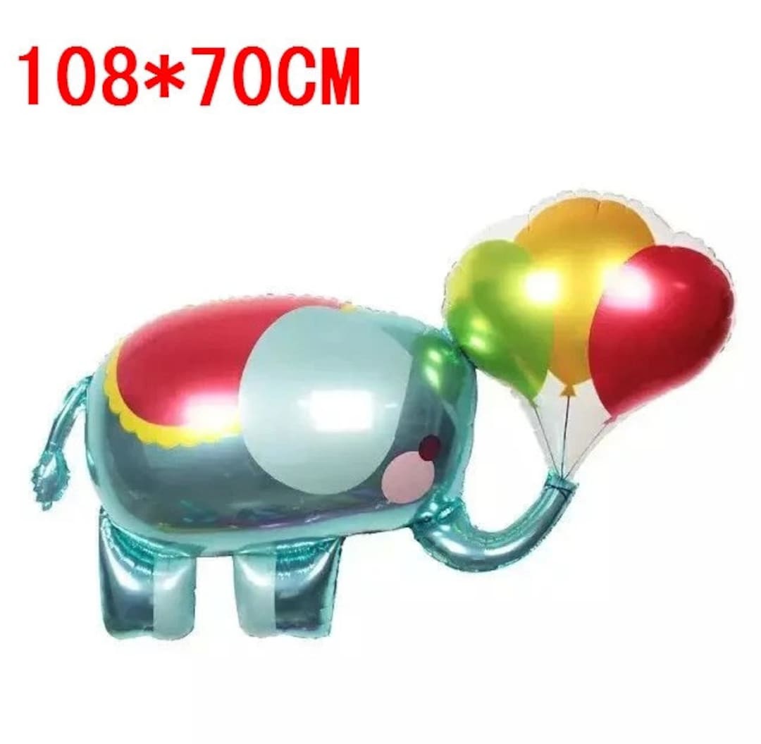 Elephant Balloons HUGE 42 Inch Elephant Balloon Birthday Etsy
