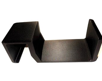 No-Drill Hose Holder for 1.5" x 2” Metal Deck Railing | Deck Organizer | Made With Carbon Fiber Infused Plastic