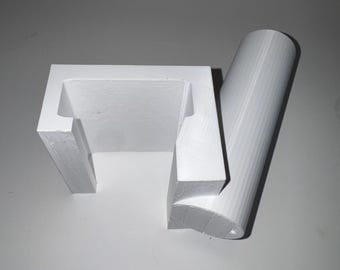 3D Printed T-Rail Flag Holder for 3” x 1” Deck Rail– No-Drill Vinyl Deck Mount (1-Inch Pole)