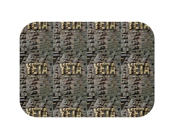 Money Print Bath Mat | Dollar Bill Pattern, Luxury Coin Motif