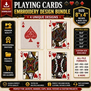 Ace King Queen Jack - Etsy