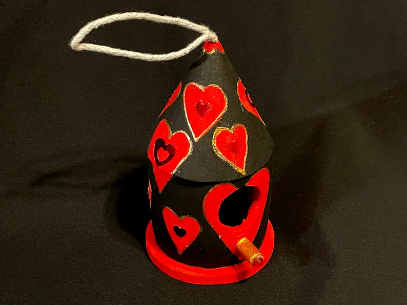 BE Long-awaited MINE BIRDHOUSE: A Colorful Hanging Mini Of Birdhouse D Hearts Under blast sales